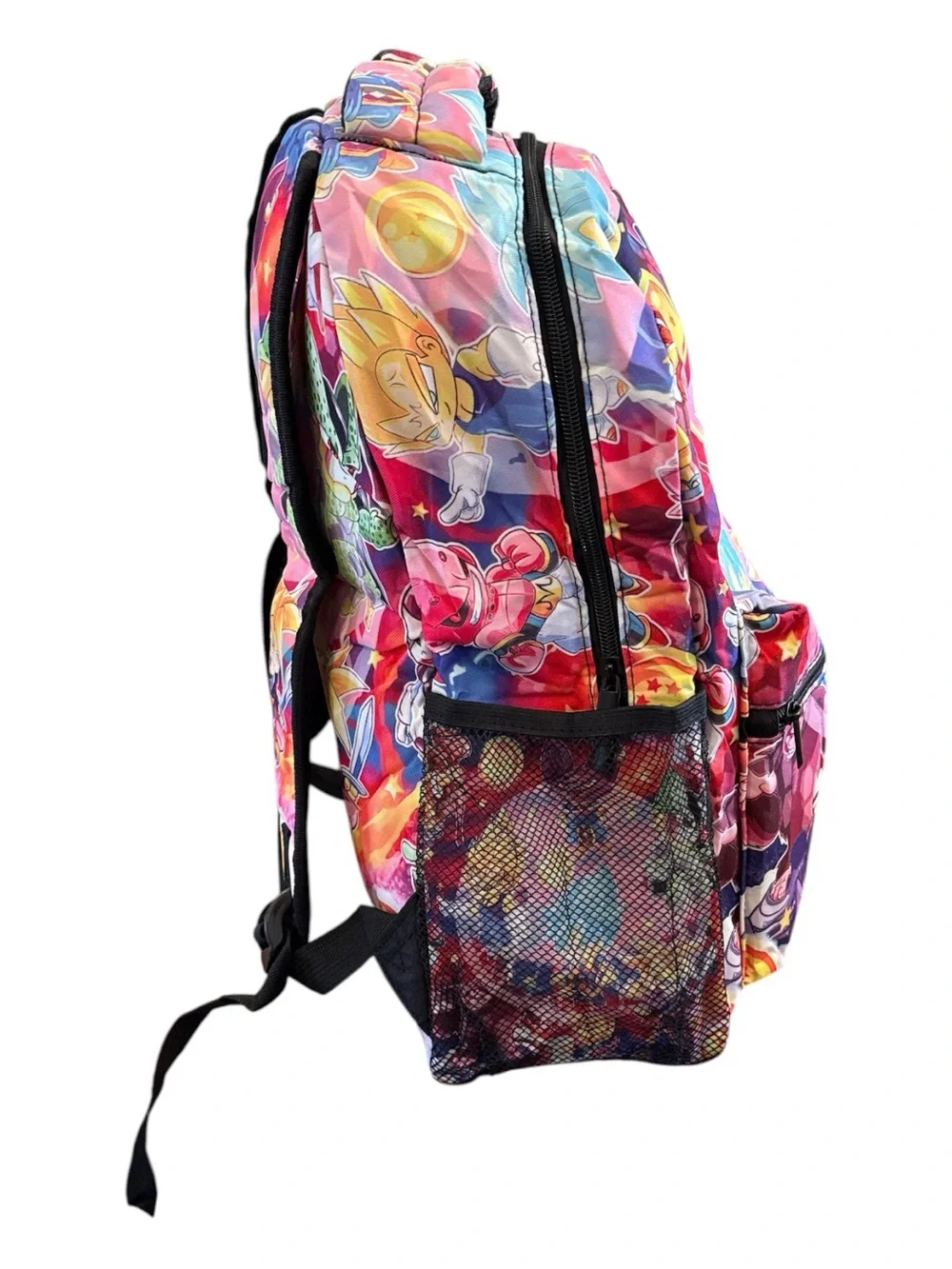 Kids Cartoon Dragon Ball Z Galaxy Backpack in Multicolor - Fun School Bag